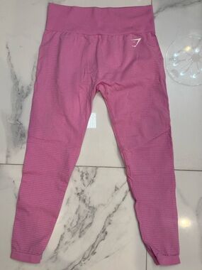 Gymshark Kids Pink Seamless High-Waist Leggings
